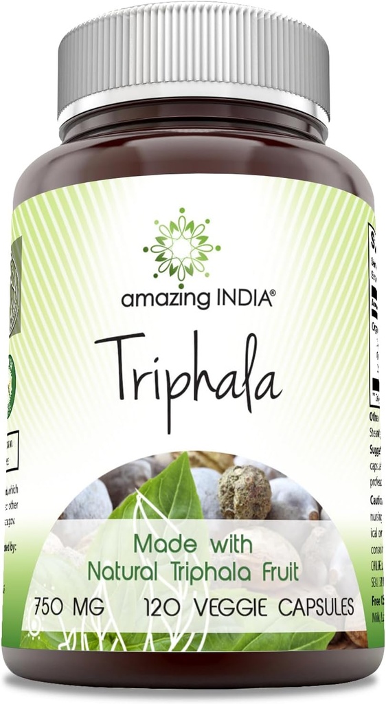 Amazing India Triphala (Φυσικό Φρούτο Triphala) συμπλήρωμα 
