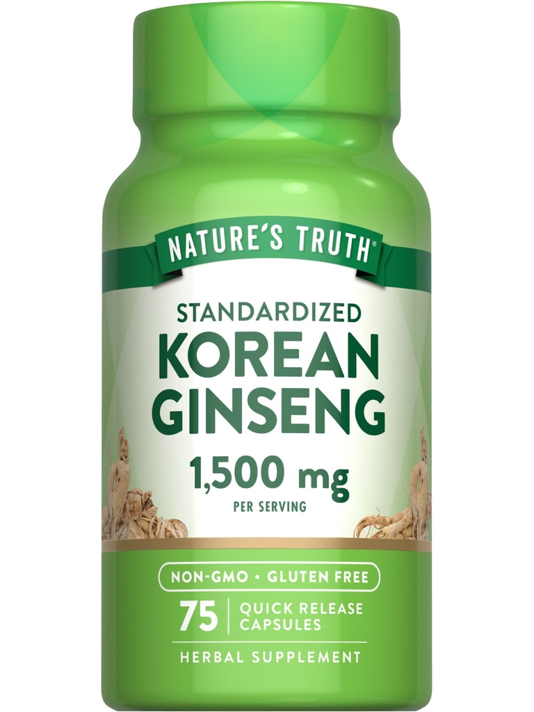 Nature's Truth Korean Ginseng Κάψουλες 