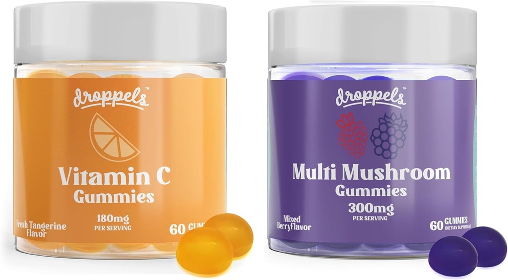 Σταγονίδια Multi Mushroom & Vitamin C Gummies Bundle 
