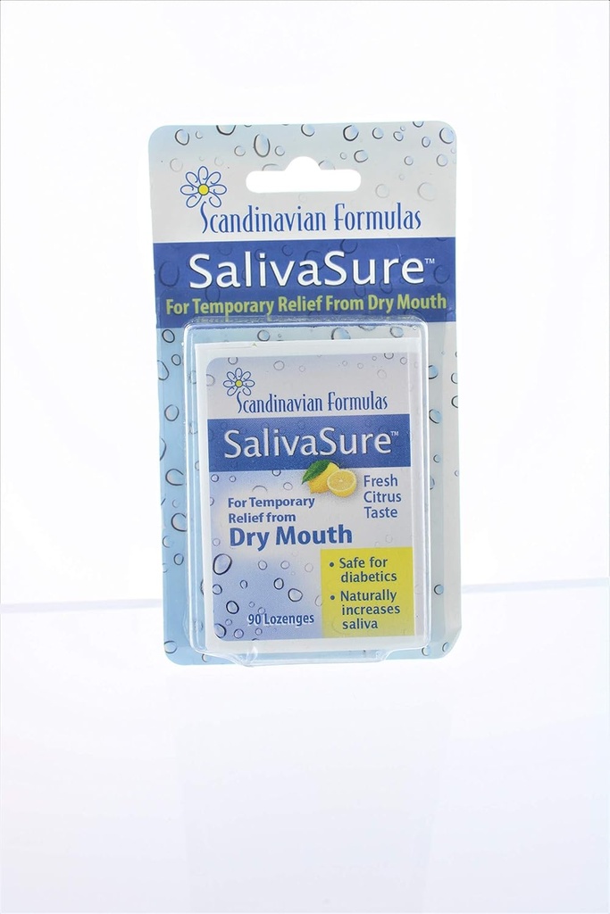 Nozovent Σκανδιναβικές Φόρμουλες SalivaSure Lozenges 90 ea (πακέτο του 2)