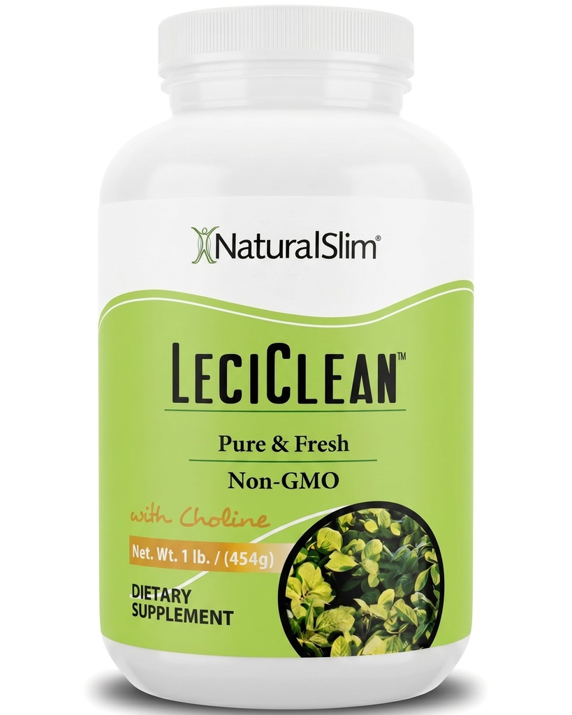 NaturalSlim Natural Soy Lecithin Granules with Choline - Συμπληρώματα Λεκιθίνης Αμιγούς & Φρέσκιας Κοκκίνης για Καθαρισμό & Γνωστική Υποστήριξη - Μη ΓΤΟ Βαθμός Τροφίμων - 1 λίρα