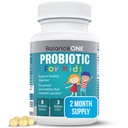 Ισορροπία ενός παιδιού Time-Release Probiotic – Μέχρι 15x Καλύτερη επιβίωση – 3 δισεκατομμύρια CFU – Gut & Digestive Υποστήριξη για τα παιδιά – Χωρίς ζάχαρη, εύκολο να καταπιεί, 2 μήνες προσφοράς