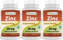 Best Naturals συμπλήρωμα ψευδαργύρου ως γλυκονικό ψευδάργυρο 50mg 240 δισκία Συσκευασία των 3