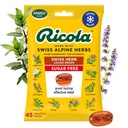 Ricola Sugar Free Swiss Herb Cough Drops, 45 Count, Βήχας Καταπιεστικό & Λαρύγγι Ανακουφίζοντας σταγόνες με φυσικά πηγασμένη μενθόλη, Ευχάριστη Γεύση για Βήχα & Λαρύγγι Ερεθιστικό Σύμπτωμα Ανακούφιση