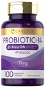 Carlyle Probiotics for Men and Women | 25 Billion CFU | with Prebiotics | 100 Capsules | Vegetarian, Non-GMO, & Gluten Free Supplement