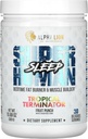 ALPHA LION Superhuman Sleep Supplement, Night Time Aid, Mus Recovery, Muscle Builder & Gainer, Βελτιώνει τη σύνθεση του σώματος (30 υπηρεσίες, Fruit Punch Flavor)