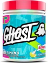 GHOST Amino: Essential Amino Acid Supplement, Sonic Ocean Water - 40 Σερβιέτες - Ενδο-εργασία σκόνη για ενυδάτωση και ανάκτηση 4.5g BCAA & 5.5g EAA - Σόγια & Χωρίς γλουτένη, Vegan