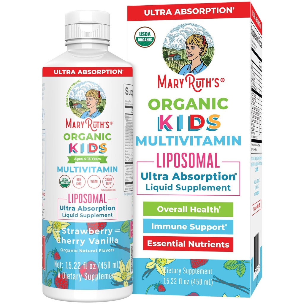 MaryRuth Organics Kids Multivitamin Liposomal 