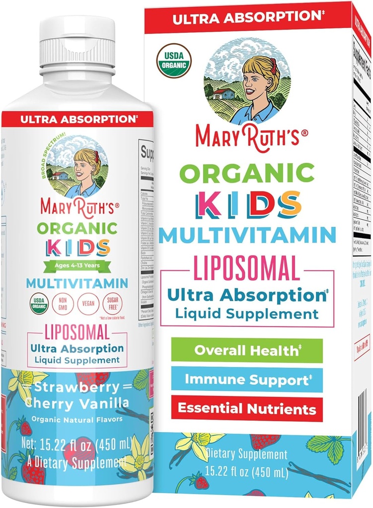 MaryRuth Organics Kids Multivitamin Liposomal 