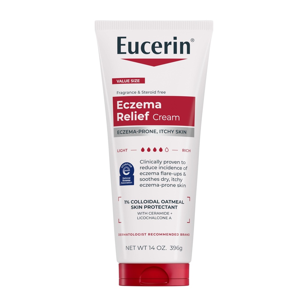 Eucerin Eczema Relief Cream with Colloidal Oatmeal, 14 OZ