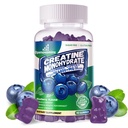 Creatine Monohydrate Gummies Complex για άνδρες και γυναίκες -Προηγούμενη Φόρμουλα W/L-Taurine + Βιταμίνη B12, συμπλήρωμα χωρίς ζάχαρη μασώμενα, 90 Gummies βατόμουρο