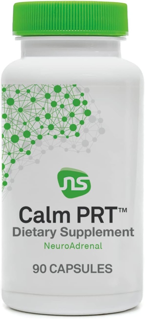 NeuroScience Calm PRT - Rhodiola Rosea Adrenal Health Supplement to Support Sleep, Mood, Regulate Stress + Help Reduce Anxiousness - Sleep Supplement with Glycine, Taurine, Cortisol (90 Capsules)