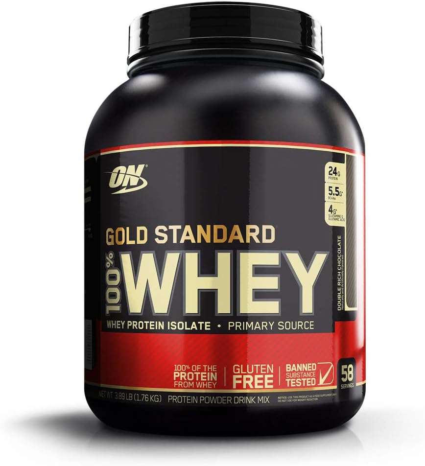 Optimum Nutrition- 100% Whey Gold Standard Dbl Rich Chocolate 58 Servings