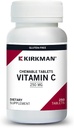 Kirkman Labs Βιταμίνη C 250 mg Μασώμενα δισκία με Stevia-250 Count