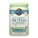 Κήπος Ζωής Ακατέργαστη Βιολογική Πρωτεΐνη & Πράσινα Ελαφρώς Γλυκό, Vegan Πρωτεΐνες Σκόνη για γυναίκες και άνδρες, Φυτά και Πρωτεΐνη, Πράσινα, Προβιοτικά, Χωρίς Γλουτένη Χαμηλή Καρβίδα Κατασκευάζεται Χωρίς Γαλακτοκομικά 20 Σερβιέτες