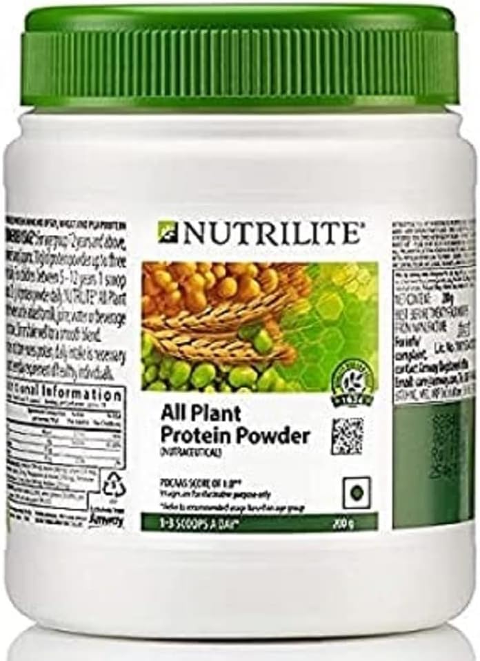 Amway Nutrilite All Plant Protein Powder - 200G and Stylish Hair/Head Band [Διαφορεμένη] - Combo