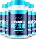 (5 Pack) Αύξηση δύναμης για τους άνδρες, επίσημη PowerRise για τους άνδρες χάπια, όλα τα φυσικά αρσενικά υποστήριξη για την κορυφαία απόδοση και τη συνολική υγεία, Premium Power Riser En Capsulas Pastillas κριτική (300 κάψουλες)