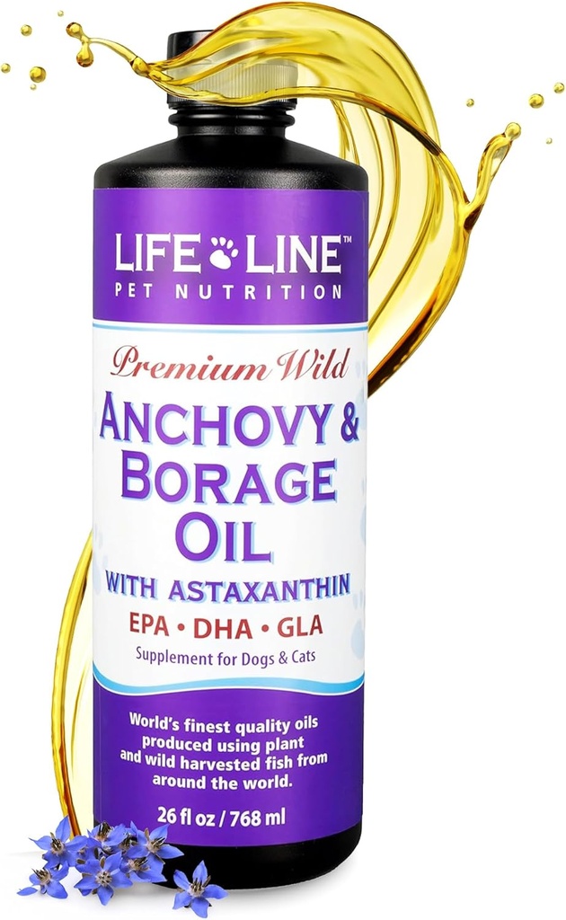 Lifeline Wild Anthovy + Borage Oil for Dogs 