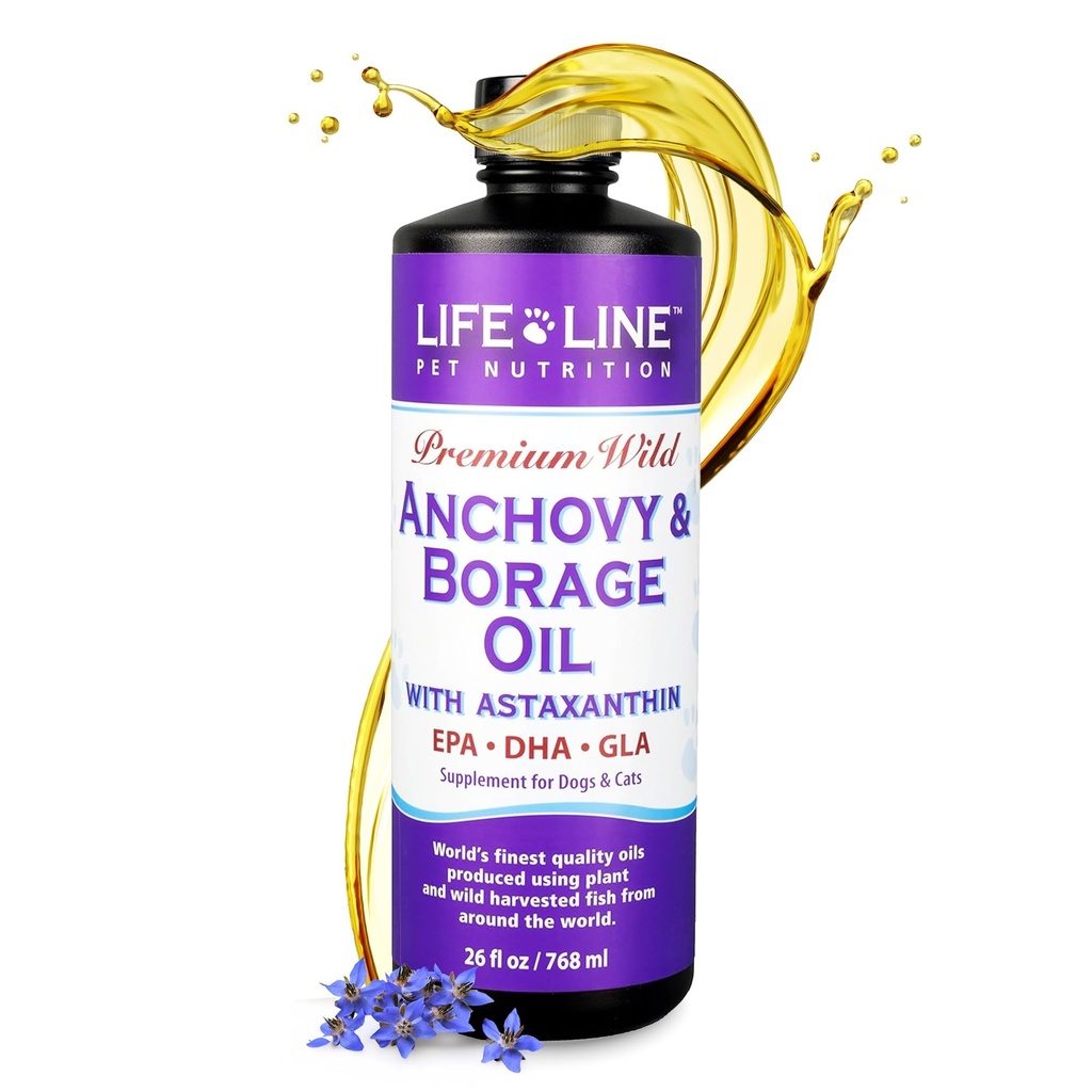 Lifeline Wild Anthovy + Borage Oil for Dogs 