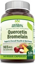 Herbal Secrets Quercetin 800mg με Bromelain 165mg, Veggie Capsals Supplement 
