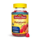 Nature Made Melatonin Gummies 2, 5 mg, 100% δωρεάν βοήθεια ύπνου για ενήλικες, συμπλήρωμα μελατονίνης 130 Count, 130 Ημέρα προσφοράς