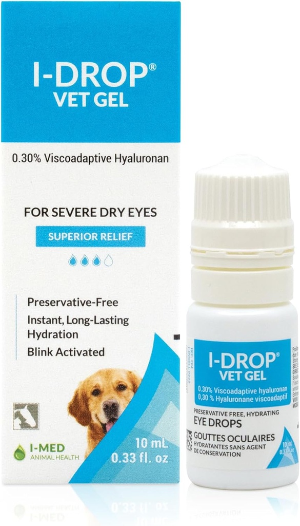 I-DROP Vet Gel: Pet Eye Drops for Dogs 