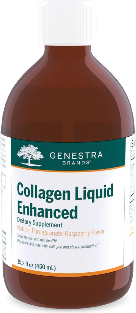 Genestra Brands Collagen Liquid Enhanced - Biotin, Collagen & Zinc συμπλήρωμα - 45 εξυπηρετήσεις