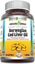 Εκπληκτικό Omega Νορβηγικό Od Liver Oil 1000 Mg Softgels συμπλήρωμα 