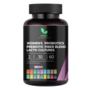 Mishas Nutraceuticals Probiotics for Women, 50 δισεκατομμύρια CFU - 16 Probiotic Strains with Prebiotic – Υποστηρίζει Κολπική Υγεία, Υγεία των Ούρων και ανοσοποιητικό σύστημα - Συμπλήρωμα Φεμινίνης – 60 κάψουλες