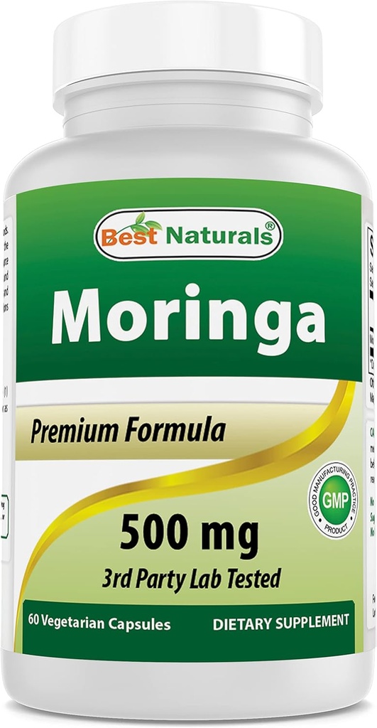 Best Naturals Moringa Superfood 500 mg 60 κάψουλες λαχανικών