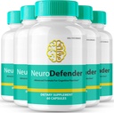 Neuro Defender Brain Συμπληρώματα μνήμης και εστίασης κάψουλες NeuroDefender Advanced Formula Brain Health Support Hills, Extra Strength Nootropics Neuro Defender Όλα τα φυσικά σχόλια (5 Pack)