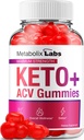 Metabolix Labs Keto ACV Gummies - Advanced Formula Metabolix Keto Plus Διαχείριση βάρους ACV Gummies Apple Cider Metalbolix ACV Συμπλήρωμα διατροφής Άνδρες (60 Gummies)