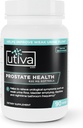 Utiva Prostate Συμπλήρωμα Υγείας για τους άνδρες - Φυσική Φόρμουλα για τη λειτουργία του προστάτη και τη ροή των ούρων - Beta-Sitosterol και Saw Palmetto συμπλήρωμα Prostate - Made in Canada, 90 Softgels