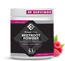 Fossil Fuel Organic Beet Root Powder, Supports Nitric Oxide, Circulation, Energy, Heart Health - Beetroot Premium Superfood Beets Powder Dietary Nitrates, Non-GMO, Vegan-Friendly, Berry (20 Servings)