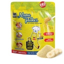 Nana Flakes 100% Pure Banana Flakes Food Powder 4 λίβρες - Μεγάλη Πηγή Καλιο & Ίνες, για Digestive Health & Occasional Diarrhea, Meal Thickening - Natural & Soothing (4 λίβρες τσάντα)