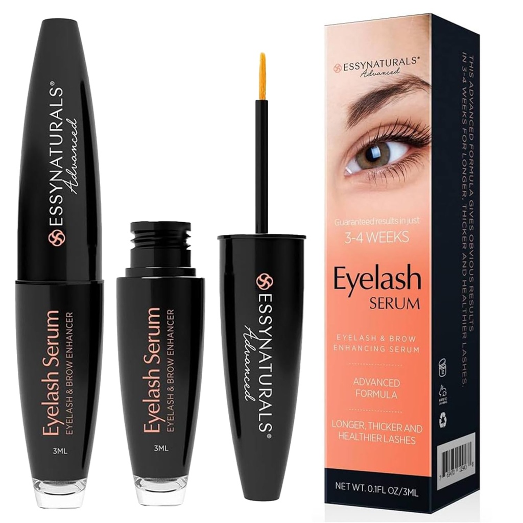 Essynaturals Premium Ορός ανάπτυξης βλεφαρίδων για μακρύτερο, πληρέστερο, thicker βλεφαρίδες