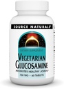 Source Naturals Χορτοφαγική Γλυκοζαμίνη, Προωθεί Υγιεινές αρθρώσεις *, 750 mg - 60 δισκία
