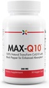 Διακοπή γήρανσης Τώρα MAX-Q10 Συνένζυμο Formulated with Kaneka Q10 and Enhanced BioPerine Black Pepper Extract for High Absorption, Heart Health, Energy Production 200 mg Κάψουλες