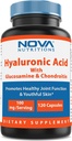 Nova Διατροφές Υαλουρονικό Οξύ 100mg/serving - Προάγει Νεανικό Δέρμα & Υγιεινή Κοινή Λειτουργία 120 Κάψουλες