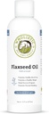 Wholistic Pet Organics Flaxseed Oil: Βιολογικό έλαιο λιναρόσπορου για άλογα -Flax Oil συμπλήρωμα ίππου με αντιοξειδωτικό πλούσιο δεντρολίβανο και Ωμέγα 3, 6 λιπαρά οξέα για Cardio, ανοσοποιητικό, δέρμα και Coat Health-16 Oz