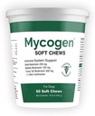 Mycogen for Dogs - Βιταμίνες με 8 τύπους Μανιτάρια - Υποστήριξη ανοσοποιητικού συστήματος - 60 μαλακά μάσημα