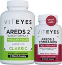Viteyes AREDS 2 κάψουλες και Viteyes Multivitamin AREDS 2 Companion, Μονομερής Βιταμίνες Οφθαλμών Δόσης, 3 Μήνες Προσφορά