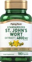 Piping Rock St. John's Wort Capsules | 180 Pills | Extract Supplement for Women and Men | Non-GMO, Gluten Free