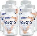 Research Verified CoQ10-100% Pure Extra Strength 300mg CoQ10 – Improved Absorption and Bioavailability with Bioperine - Boost Antioxidant Levels, Improve Cardiovascular Health, 360 Vegan Capsules