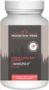 Mountain Peak Nutritionals Immuni-V - Immune System & Whole Body Support Supplement - Natural Antioxidant Booster with Humic Acid, Olive Extract, & Elderberry (60 Vegetarian Capsules)