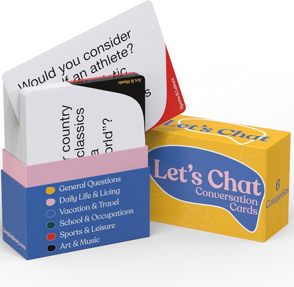 Keeing Busy Let's Chat Chat Συζητήσεις Κάρτες 