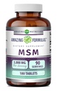Amazing Formulas MSM (Methylsulfonylmethane) Supplement | 3000 Mg per Serving Supplement | 180 Tablets | Non-GMO | Gluten Free | Made in USA