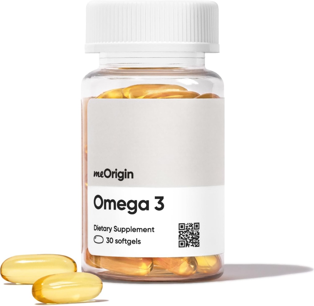 Ωμέγα 3 EPA & DHA, ιχθυέλαιο 1000mg ανά υπηρεσία, υποστηρίζει την καρδιά, τον εγκέφαλο, το δέρμα και την υγεία των ματιών, δεν Burp-Back, 30 Softgels, 30 ημέρες προσφοράς