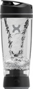 Promixx αρχικό μπουκάλι shakeer - Μπαταρία-powered for Smooth Protein Shakes - BPA Free, 20oz Κύπελλο (Μαύρο)
