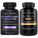 Βιταμίνες Βιταμίνης Multi Collagen Complex Plus + NAD+ Συμπλήρωμα